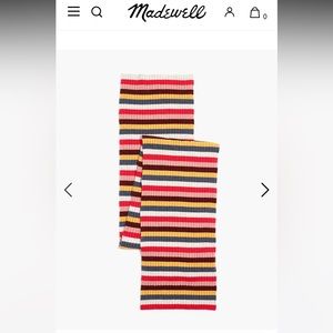 Madewell Carousel Striped Scarf